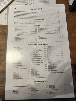 Menu photo 4 City Tap House Nashville, TN