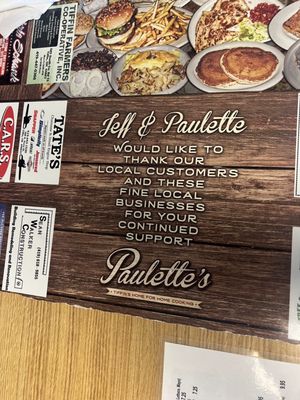 Menu photo 1 Paulette's Tiffin, OH Menu photo 1 Paulette's Tiffin, OH