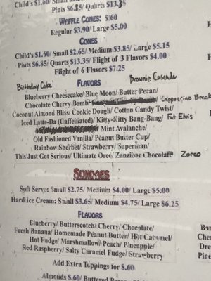 Menu photo 1 Welch's Dairy Cream Norton, OH