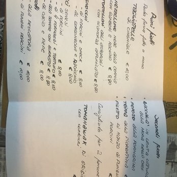 Trattoria Boboli - Second page of chefs menu - Wine Bars Near Me - Florence, FI Trattoria Boboli - Second page of chefs menu - Wine Bars Near Me - Florence, FI