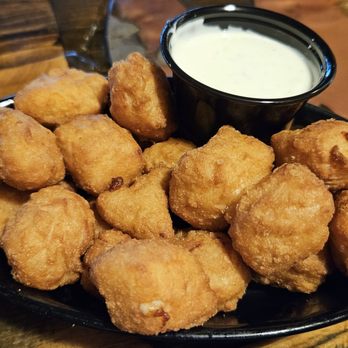 Riverhouse BBQ & Events - Phenomenal cheese curds. Seemed to be beer battered. Nice ranch too. - Barbeque Near Me - Big Sky, Montana