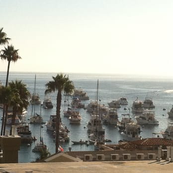 Buena Vista Hotel - view from Henry room using zoom from Iphone. This is really how close the ocean looks standing at the window. - Hotels Near Me - Avalon, California