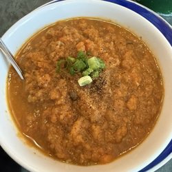 Mugshots - Daily soup - mushroom and vegetable soup