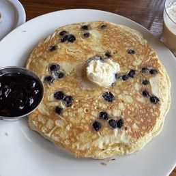 Blueberry pancakes Blueberry pancakes