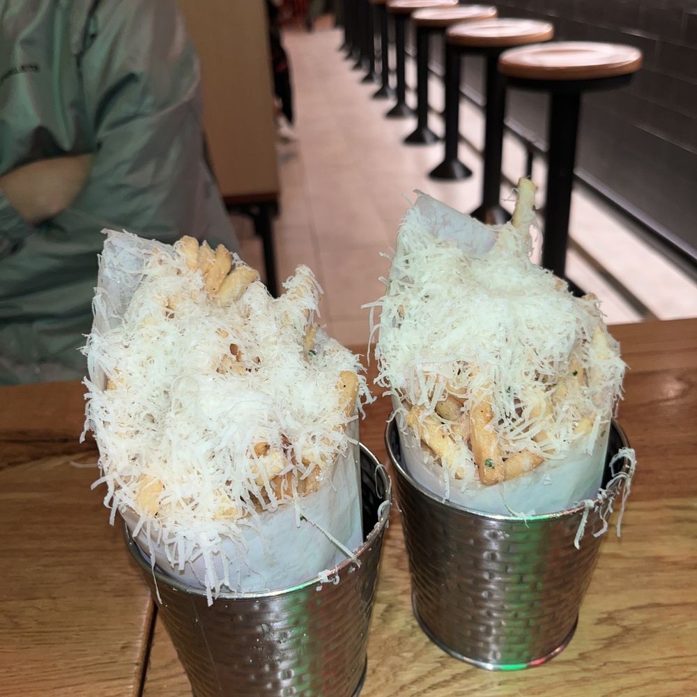Chick Chick - Truffle Parm Fries - Chicken Shop Near Me - New York, New York Chick Chick - Truffle Parm Fries - Chicken Shop Near Me - New York, New York