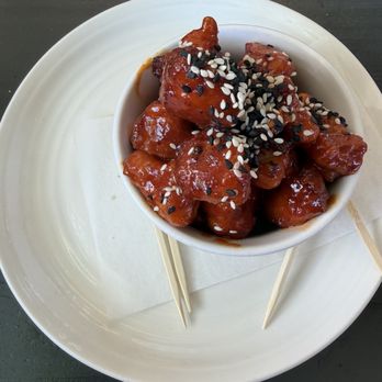 Benchmark - Gochujang chicken - New American Near Me - Santa Ana, California Benchmark - Gochujang chicken - New American Near Me - Santa Ana, California