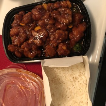 Kung Food Panda - Orange chicken with white rice - Chinese Near Me - Montgomery, Alabama Kung Food Panda - Orange chicken with white rice - Chinese Near Me - Montgomery, Alabama