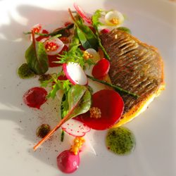 Bistro Le Monde - Sea bream special , brill