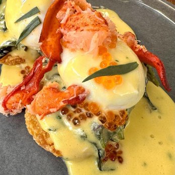 Herringbone Waikiki - Lobster Benedict: BEST benedict I ever had. - Seafood Near Me - Honolulu, Hawaii Herringbone Waikiki - Lobster Benedict: BEST benedict I ever had. - Seafood Near Me - Honolulu, Hawaii