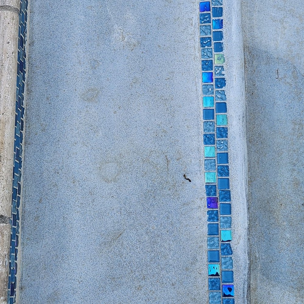 Aqua Pools Construction - a blue and white tile border - General Contractors Near Me Aqua Pools Construction - a blue and white tile border - General Contractors Near Me
