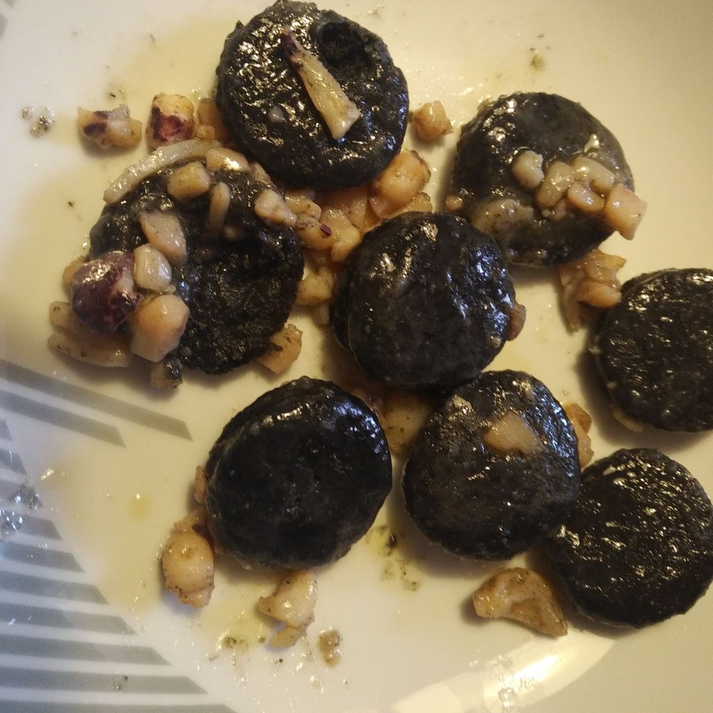 Il Passerotto - Squid ink gnocchi with cuttlefish - Italian Near Me - Saronno, Virginia Il Passerotto - Squid ink gnocchi with cuttlefish - Italian Near Me - Saronno, Virginia
