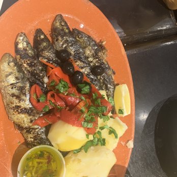 Bairrada Churrasqueira Grill - Close up of Sardinahs dish - Portuguese Near Me - Toronto, Ontario
