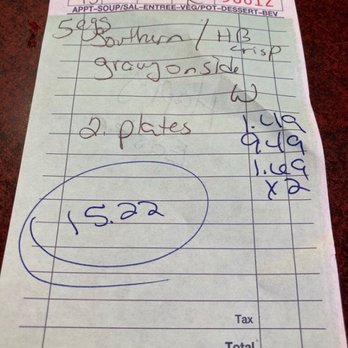 Linwood Corners Cafe - Affordable!  5 egg omelet - 1.49 for 2 extra eggs.  Shared it - Breakfast & Brunch Near Me - Linwood, Michigan