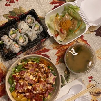 Poke Bowl - R3. California Roll O1. Miso Soup green House Salad Build Your Own Poke Bowl Burrito - Sushi Bars Near Me - Cockeysville, Maryland Poke Bowl - R3. California Roll O1. Miso Soup green House Salad Build Your Own Poke Bowl Burrito - Sushi Bars Near Me - Cockeysville, Maryland