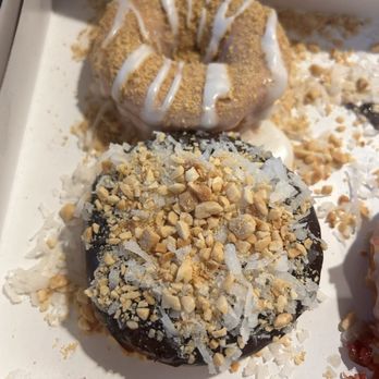Duck Donuts - Chocolate Coconut Island Bliss - Donuts Near Me - Norfolk, Virginia Duck Donuts - Chocolate Coconut Island Bliss - Donuts Near Me - Norfolk, Virginia