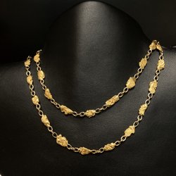 Taylor's Gold & Stones - Gold Nugget Necklace