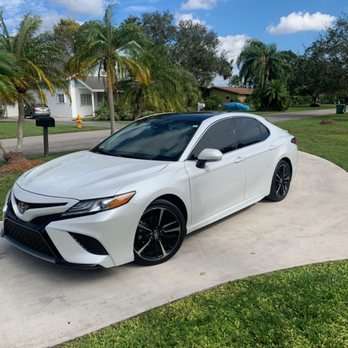 Dark & Loud - Windows tinted on 2020 xse Toyota Camry - Car Stereo Installation Near Me - Miami, Florida