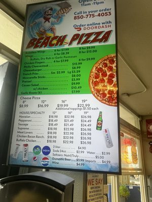 Menu photo 2 Beach Pizza Panama City Beach, FL Menu photo 2 Beach Pizza Panama City Beach, FL
