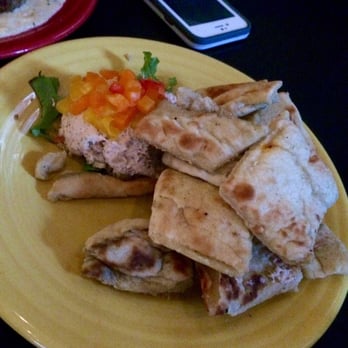 Firetap - Salmon spread itself was very fishy tasting, but the pita bread was very soft and tasty - Pubs Near Me - Anchorage, Alaska