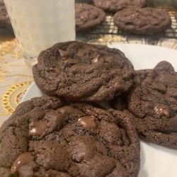 Double chocolate cookies