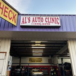 Exterior outside entrance of Al's Auto Clinic - Outside office. - Fresno, California Exterior outside entrance of Al's Auto Clinic - Outside office. - Fresno, California