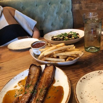 Rustic Root - Bacon, salt and vinegar fries, and Brussel Sprouts - New American Near Me - Woodbury, New York Rustic Root - Bacon, salt and vinegar fries, and Brussel Sprouts - New American Near Me - Woodbury, New York