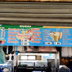 Tacos Puebla - Menu