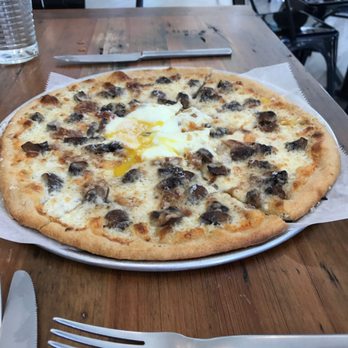 Meribo - Mushroom pizza with a egg - Pizza Near Me - Covington, Louisiana Meribo - Mushroom pizza with a egg - Pizza Near Me - Covington, Louisiana