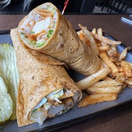 Buffalo chicken wrap Buffalo chicken wrap