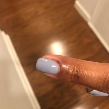 Lacquer Lounge - my finger's cuticle was pulled really bad by my nail tech. The tool she used was not sharp & so it was a big tug which ripped my skin. - Nail Salons Near Me - Philadelphia, Pennsylvania