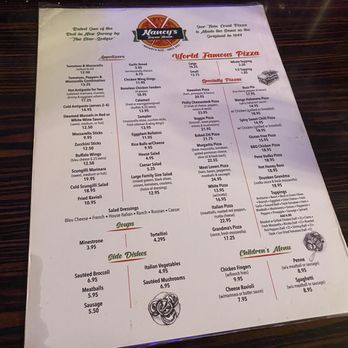 Nancy's Towne House - Menu side 1 - Pizza Near Me - Rahway, New Jersey Nancy's Towne House - Menu side 1 - Pizza Near Me - Rahway, New Jersey