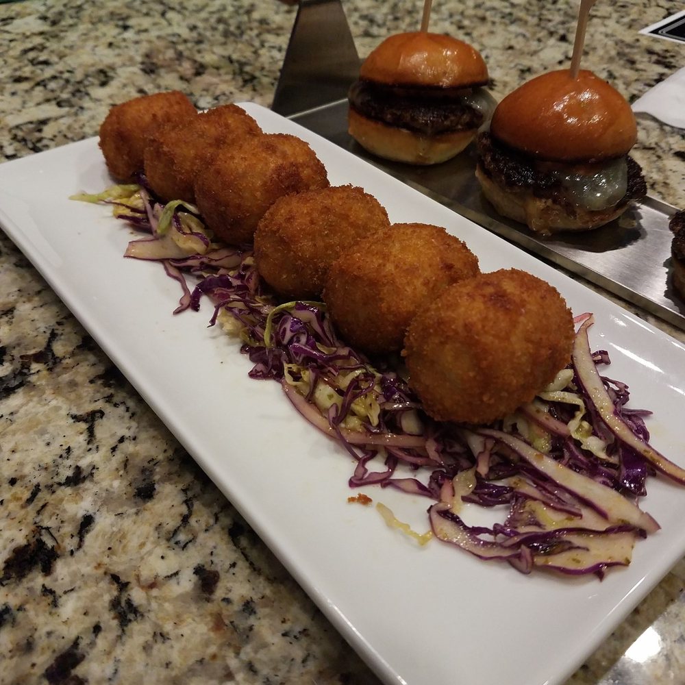 Base Camp Pong + Axe - Croquetas - American Near Me - Boise, Idaho