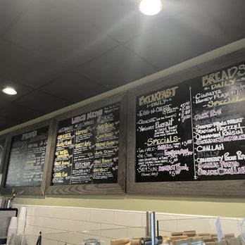 Scratch Baking - menus on the wall of a bakery - Bakeries Near Me - Milford, Connecticut Scratch Baking - menus on the wall of a bakery - Bakeries Near Me - Milford, Connecticut