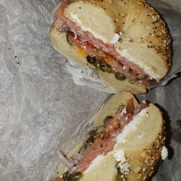 Lox n everything bagel.