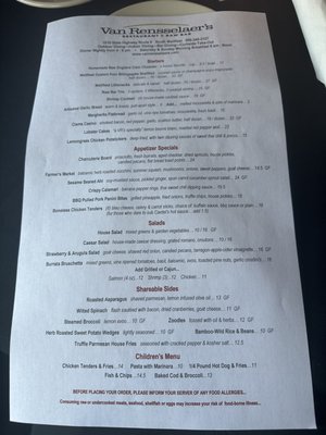 Menu photo 3 Van Rensselaer's South Wellfleet, MA Menu photo 3 Van Rensselaer's South Wellfleet, MA