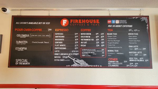 Menu photo 2 Firehouse Coffee & Tea Sausalito, CA Menu photo 2 Firehouse Coffee & Tea Sausalito, CA