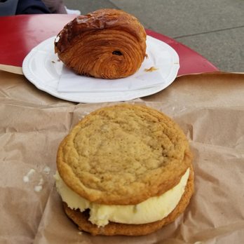 Beaucoup Bakery & Cafe - Pain au chocolat and the $8 saffron ice cream sandwich  Beaucoup Bakery - Bakeries Near Me - Vancouver, British Columbia