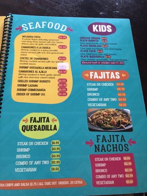 Menu photo 2 Las Colinas Mexican Grill Tucker, GA