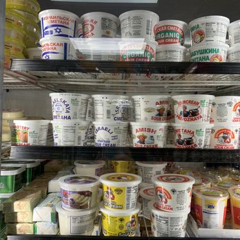 Samovar Store - Sour cream and butter selection - International Grocery Near Me - Mountain View, California