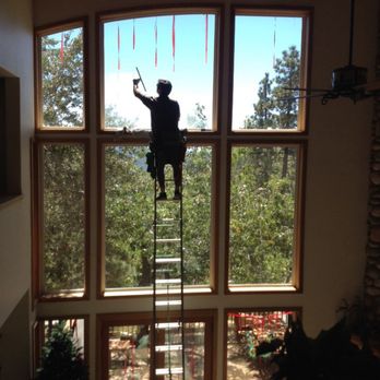 The Clear Choice Window Cleaning - High interior windows are no problem for us. - Window Washing Near Me The Clear Choice Window Cleaning - High interior windows are no problem for us. - Window Washing Near Me