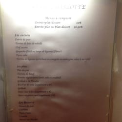 Chez Charlotte - Menu 07/14