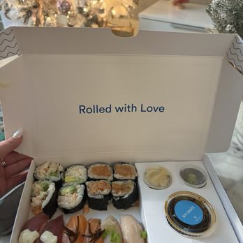 Bondi - Bliss box with shrimp and avocado and spicy tuna roll; tuna, king salmon, and yellowtail nigiri. - Japanese Near Me - Oakland Park, Florida Bondi - Bliss box with shrimp and avocado and spicy tuna roll; tuna, king salmon, and yellowtail nigiri. - Japanese Near Me - Oakland Park, Florida
