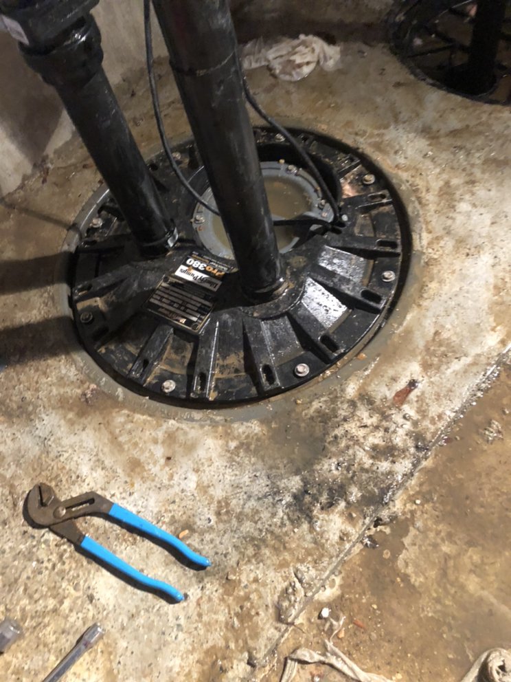 Slide of Central Mass Drain Cleaning