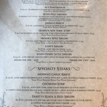 Gem Steakhouse & Saloon - 2020 menu - Steakhouses Near Me - Deadwood, South Dakota Gem Steakhouse & Saloon - 2020 menu - Steakhouses Near Me - Deadwood, South Dakota