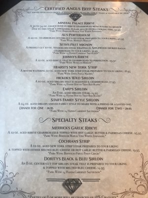 Menu photo 5 Gem Steakhouse & Saloon Deadwood, SD Menu photo 5 Gem Steakhouse & Saloon Deadwood, SD