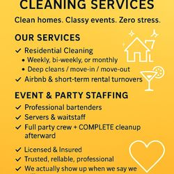Always On Time Cleaning & Event Services