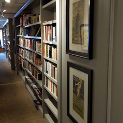 Blue Bicycle Books - Main hallway.
