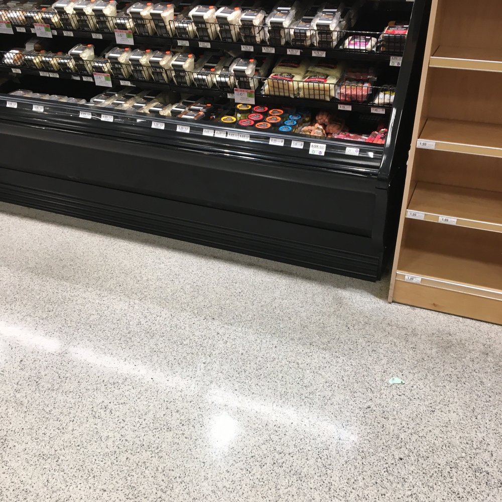 a view of a grocery store a view of a grocery store