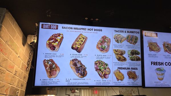 Menu photo 1 Dirt Dog Las Vegas, NV Menu photo 1 Dirt Dog Las Vegas, NV