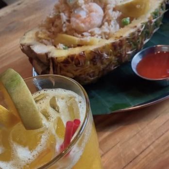 Lemongrass Brooklyn - Mango Margarita and the Pineapple Fried Rice - Thai Near Me - Brooklyn, New York Lemongrass Brooklyn - Mango Margarita and the Pineapple Fried Rice - Thai Near Me - Brooklyn, New York